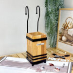 جا قاشقی اویز و رومیزی بامبو لیمیتاک