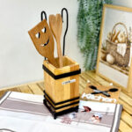 جا قاشقی اویز و رومیزی بامبو لیمیتاک - تصویر 2