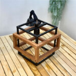 لوستر مکعب درمکعب تک لامپ - تصویر 3