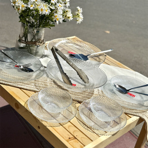 بشقاب کریستال متوسط