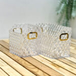 نظم دهنده مدل الماسی دسته طلا بزرگ - تصویر 4