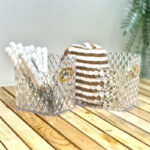 نظم دهنده مدل الماسی دسته طلا بزرگ - تصویر 3