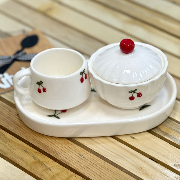 پیش دستی بیضی سرامیکی البالو - تصویر 2