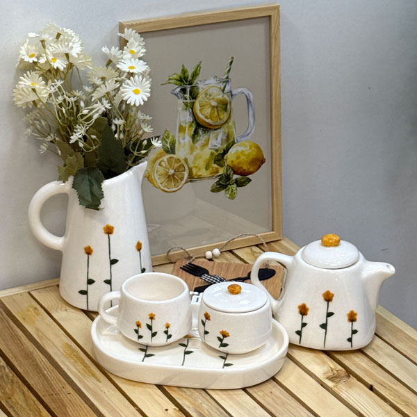 پیش دستی بیضی بابونه - تصویر 3